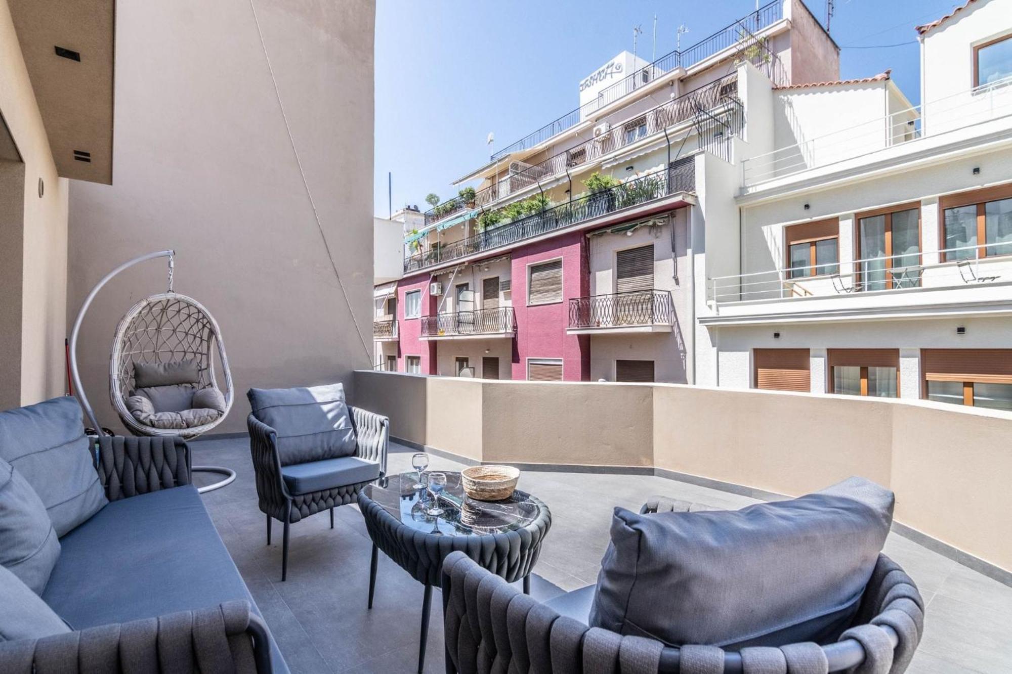 Apartmán Delenco Trio Atény Exteriér fotografie